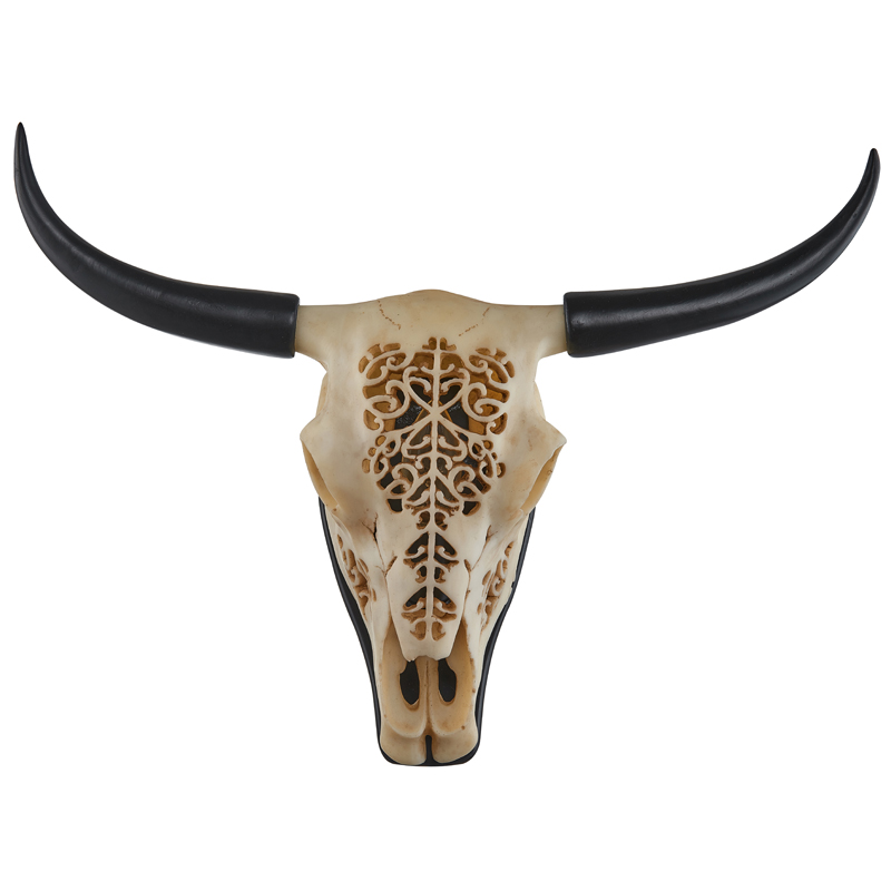 Бра Bull Skull Sconce ivory ( слоновая кость ) Черный в Самаре | Loft Concept 