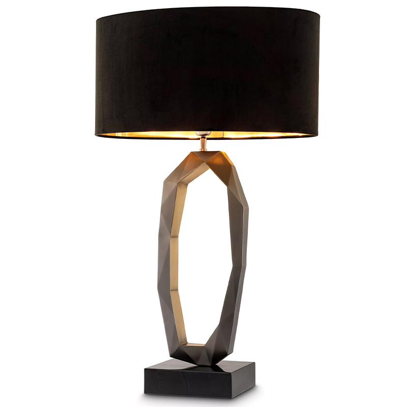 Настольная лампа Eichholtz Table Lamp Santos Черный Графит в Самаре | Loft Concept 