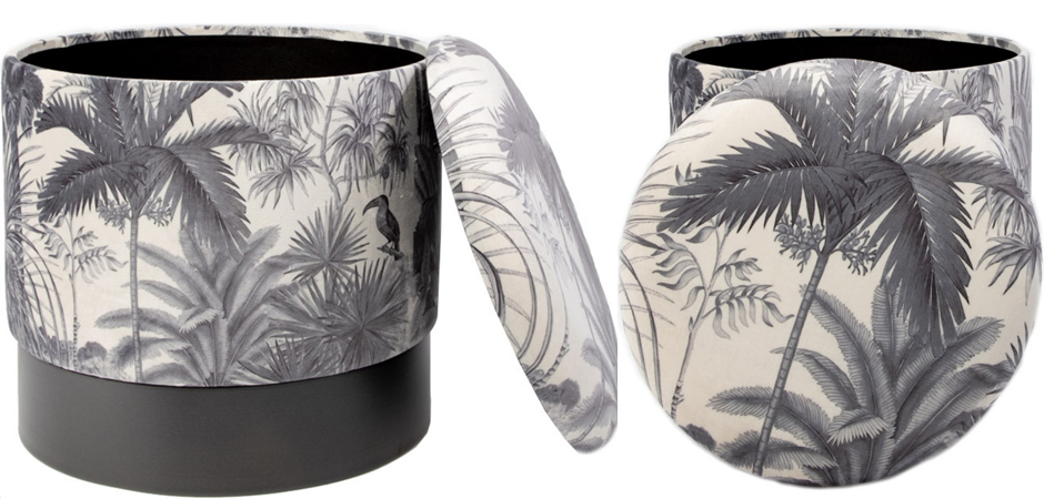 Пуф PUF Jungle Print plants&toucan small Пуф PUF Jungle Print plants&toucan small - Loft-Concept в Самаре