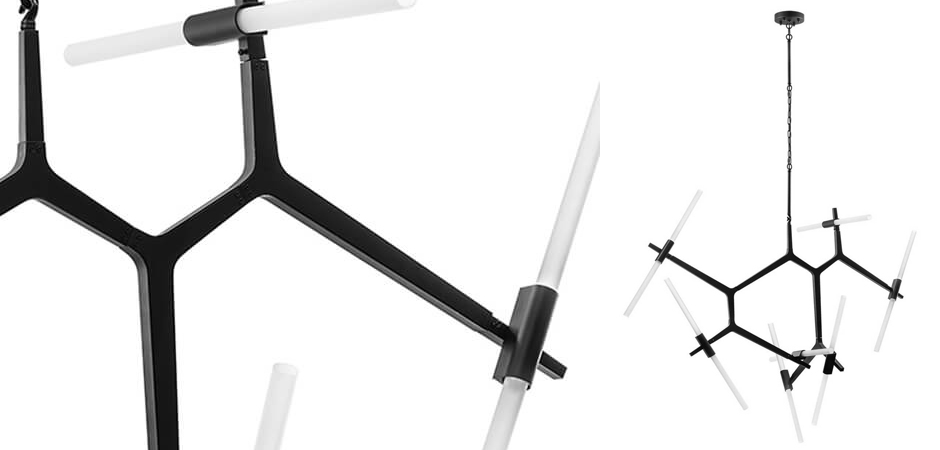 Люстра Агнес Chandelier Black 14 Люстра Агнес Chandelier Black 14 - Loft-Concept в Самаре