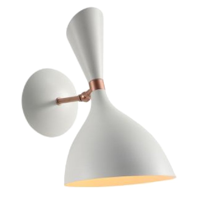 Бра Duke wall lamp White Белый Латунь в Самаре | Loft Concept 