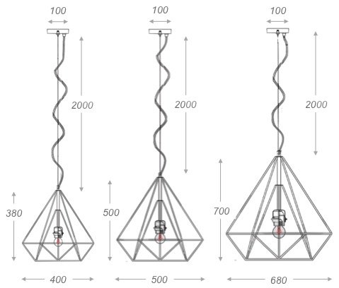 Подвесной светильник Loft Bar Nest Cone Black в Самаре