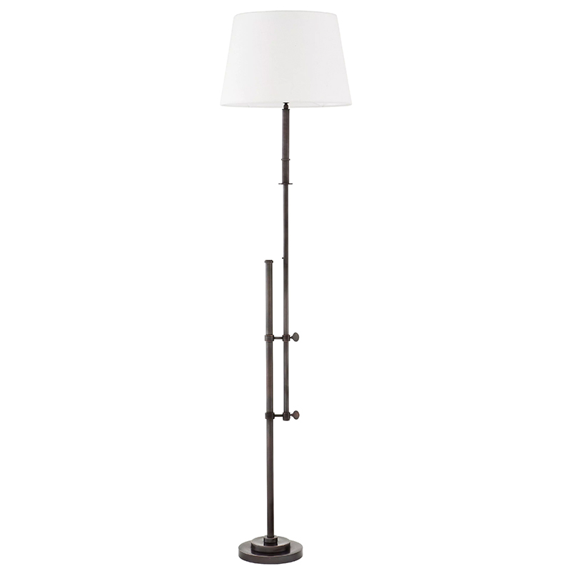 Торшер Eichholtz Floor Lamp Gordini Bronze Белый Темная бронза в Самаре | Loft Concept 