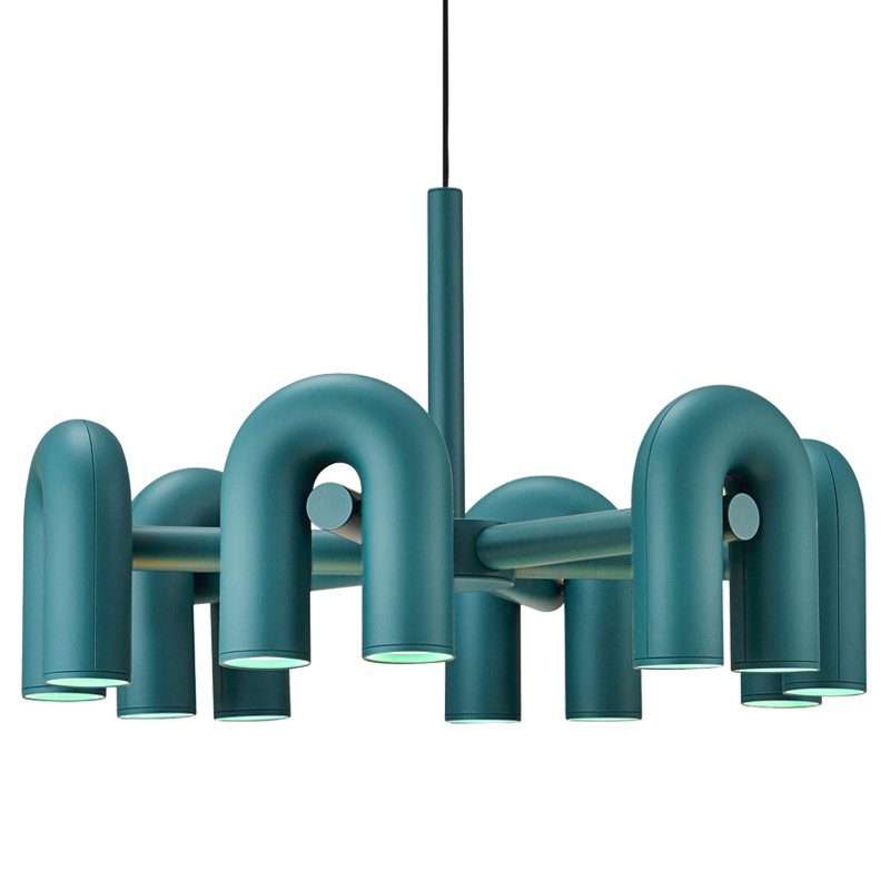 Люстра Cirkus AGO Lighting turquoise 4-6 Бирюзовый в Самаре | Loft Concept 