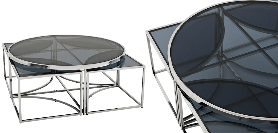 Кофейный стол Eichholtz Coffee Table Padova Stainless steel Кофейный стол Eichholtz Coffee Table Padova Stainless steel - Loft-Concept в Самаре