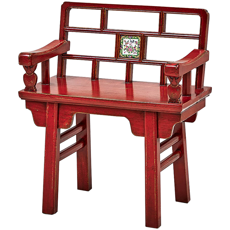 Стул Chinoiserie Red Stool Красный в Самаре | Loft Concept 