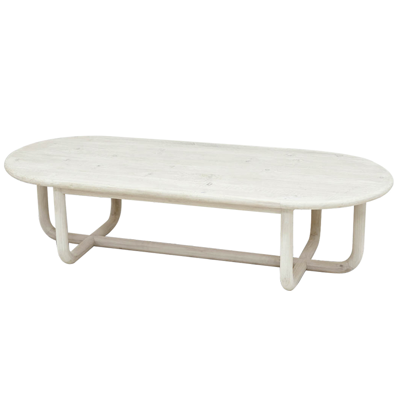 Кофейный стол Mathis Wood Coffee Table ivory ( слоновая кость ) в Самаре | Loft Concept 