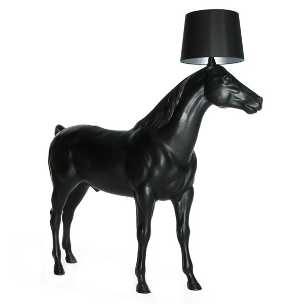 Торшер Moooi Horse Lamp Черный матовый в Самаре | Loft Concept 