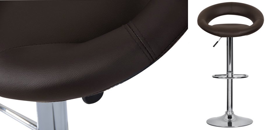 Барный стул Ring Dark Brown Барный стул Ring Dark Brown - Loft-Concept в Самаре