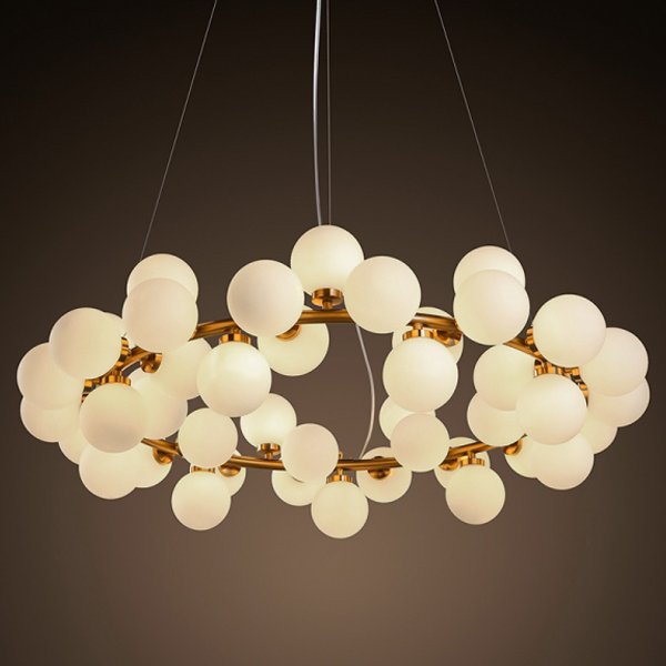 Люстра Milk Bubble Round Chandelier  в Самаре | Loft Concept 