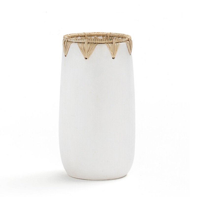 Ваза Ceramic Vase white D13 Белый в Самаре | Loft Concept 