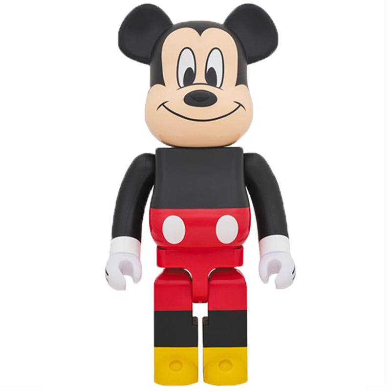 Статуэтка Bearbrick Mickey Mouse Черный Красный Желтый Бежевый в Самаре | Loft Concept 