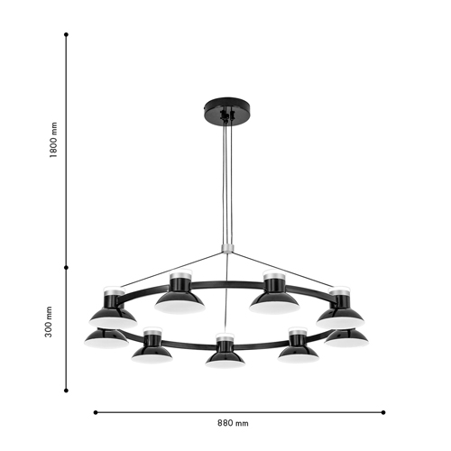 Люстра Celevis Black 92 в Самаре