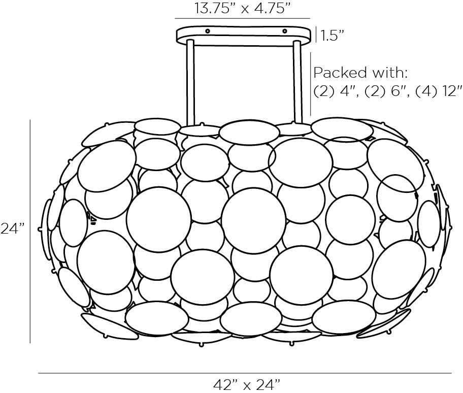 Люстра Arteriors NEBULA CHANDELIER в Самаре