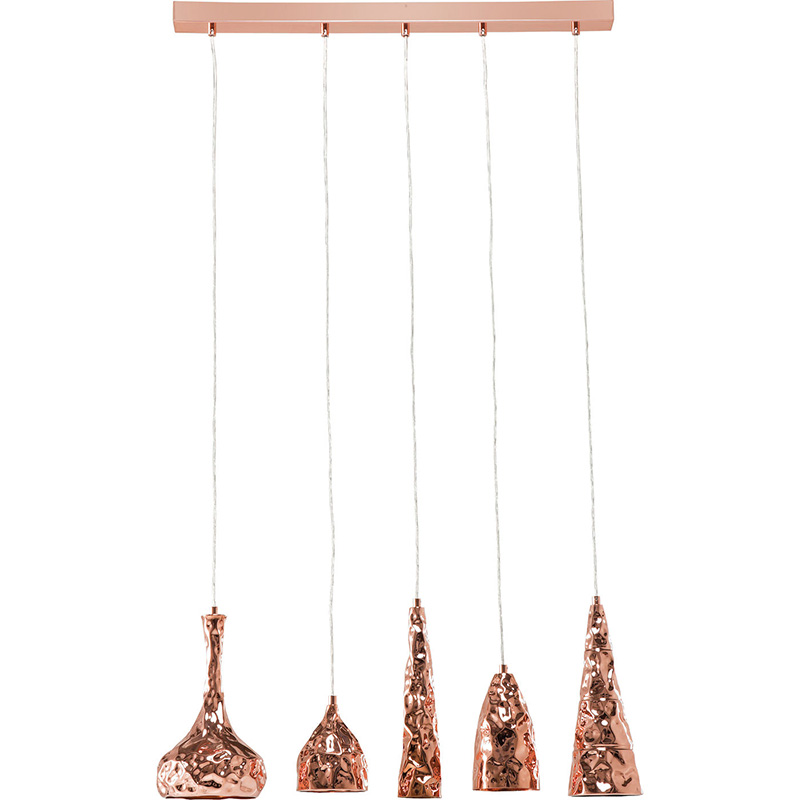 Люстра Several Copper Lamps Медь в Самаре | Loft Concept 