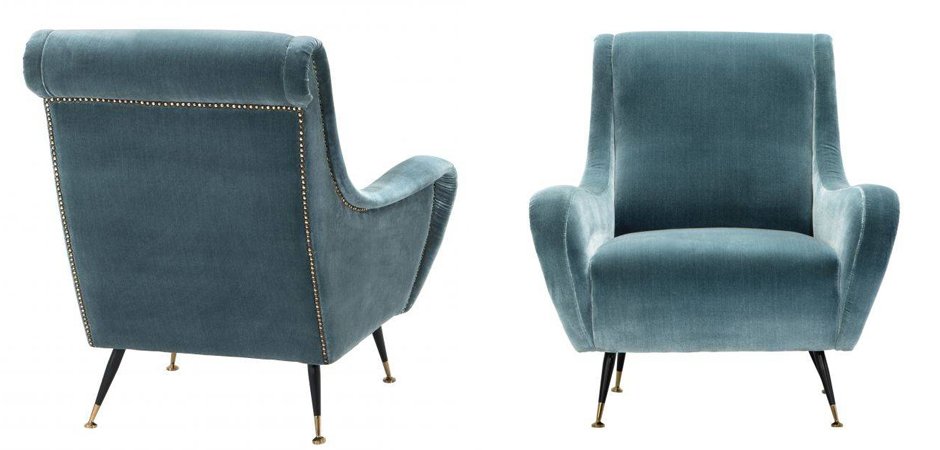 Кресло для гостиной Giardino Chair turquoise бирюзовый вельвет Кресло для гостиной Giardino Chair turquoise бирюзовый вельвет - Loft-Concept в Самаре