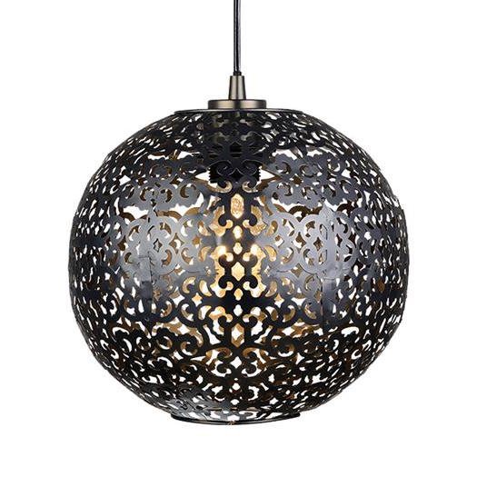 Подвесной светильник Oriental patterns Pendant Black Черный в Самаре | Loft Concept 