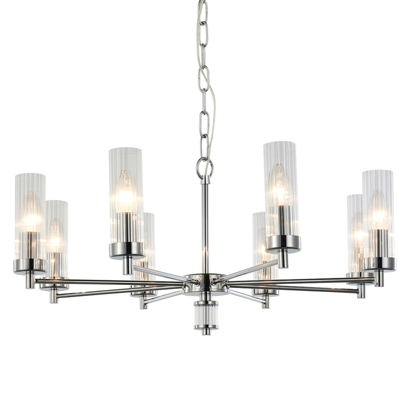 Люстра Jeanette Chandelier Chromium 66 Хром Прозрачный в Самаре | Loft Concept 