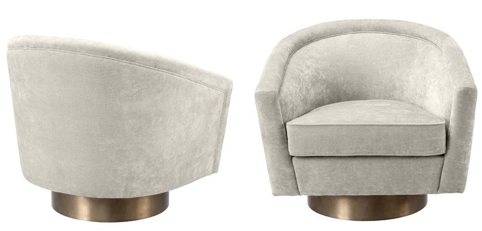 Кресло Eichholtz Swivel Chair Catene Sand Кресло Eichholtz Swivel Chair Catene Sand - Loft-Concept в Самаре