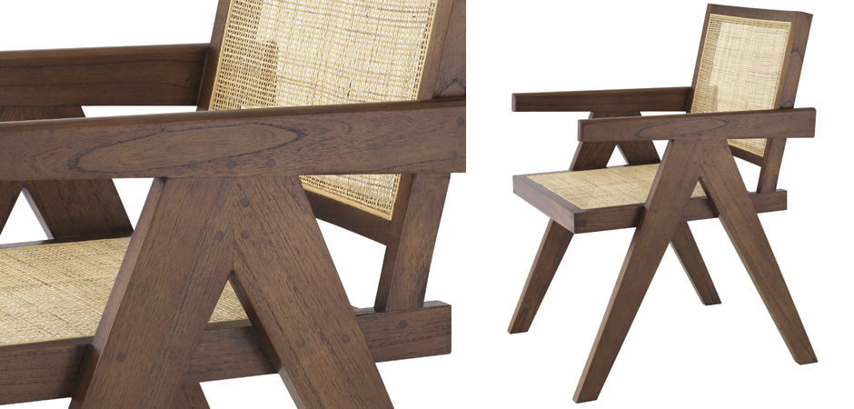 Стул Eichholtz Dining Chair Aristide brown - фото №1