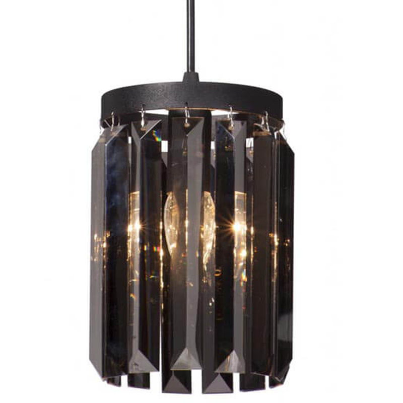 Светильник ODEON Smok Glass  Pendant lamp Стекло Смок D 12 Черный матовый в Самаре | Loft Concept 