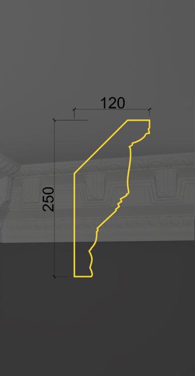 Карниз с орнаментом KO-25 в Самаре