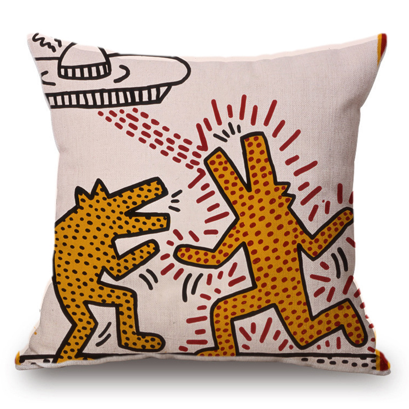 Подушка Keith Haring 9 Мульти в Самаре | Loft Concept 