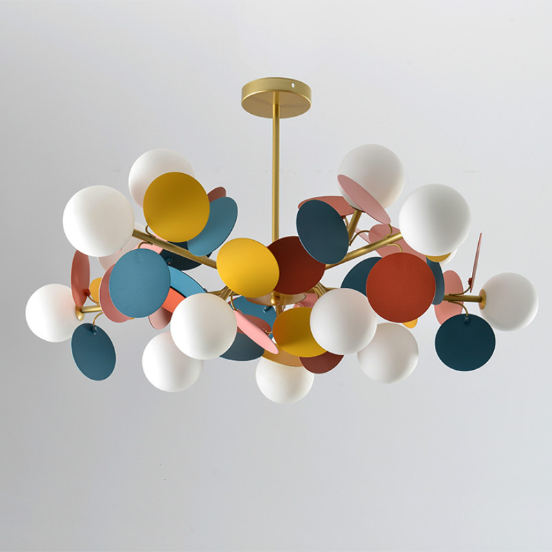 Люстра MATISSE Chandelier multicolor Золотой Белый Мульти в Самаре | Loft Concept 