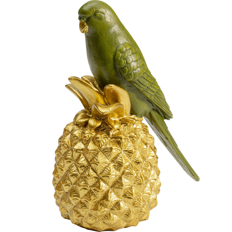 Статуэтка Green Parrot on a Pineapple Зеленый Золотой в Самаре | Loft Concept 