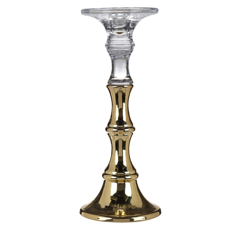 Подсвечник Eugenie Candlestick 30 Глянцевое золото в Самаре | Loft Concept 