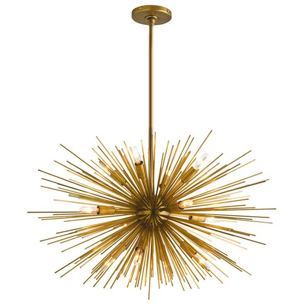 Люстра ASTRA Chandelier Sputnik Brass Золотой в Самаре | Loft Concept 