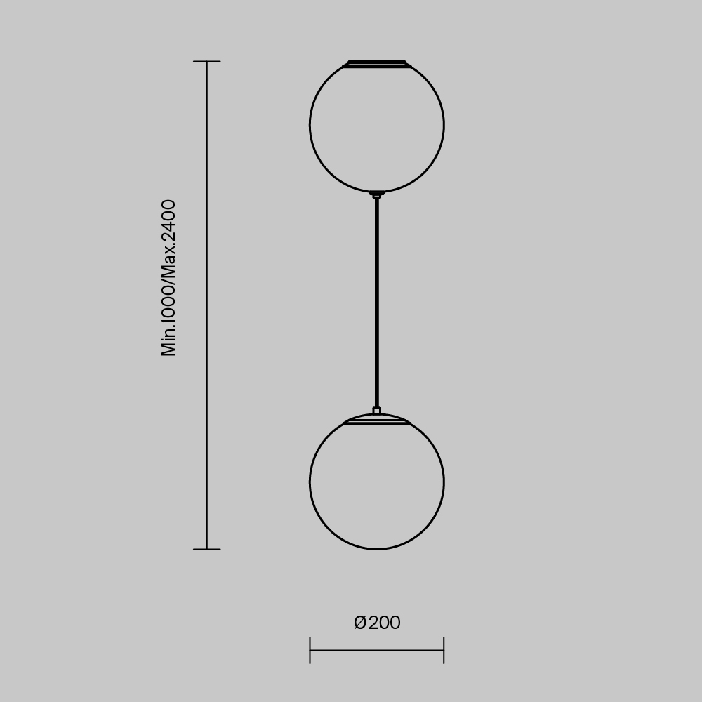 Подвесной светильник Twins 20Вт 3000К в Самаре