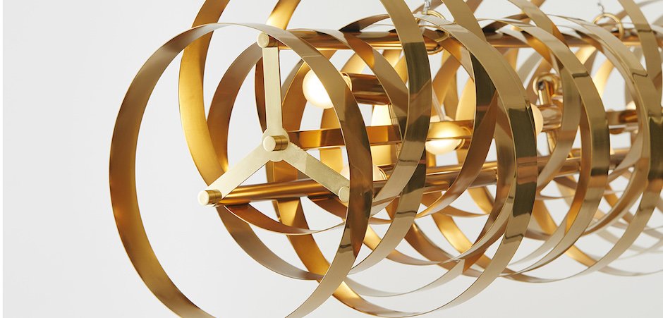 Люстра Brass Belts Chandelier Люстра Brass Belts Chandelier - Loft-Concept в Самаре