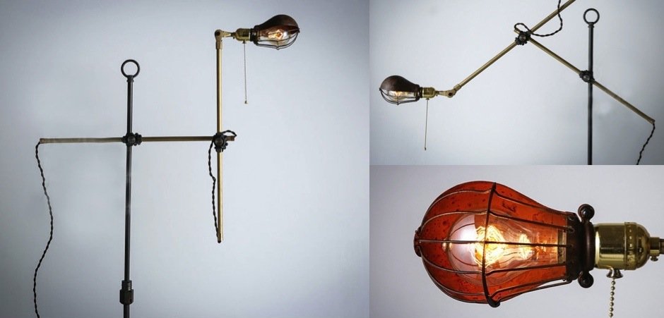 Напольный светильник Steampunk Extension Pole Floor 2 Напольный светильник Steampunk Extension Pole Floor 2 - Loft-Concept в Самаре