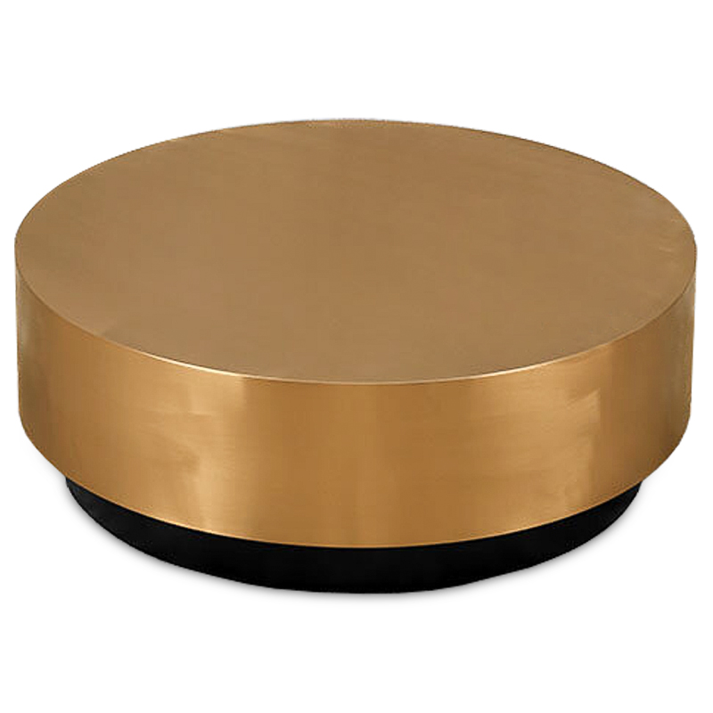 Кофейный столик Gold Washer Coffee Table Золотой Черный в Самаре | Loft Concept 