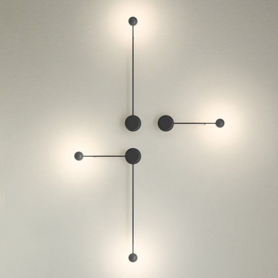 Бра Pin Wall Light black Белый в Самаре | Loft Concept 