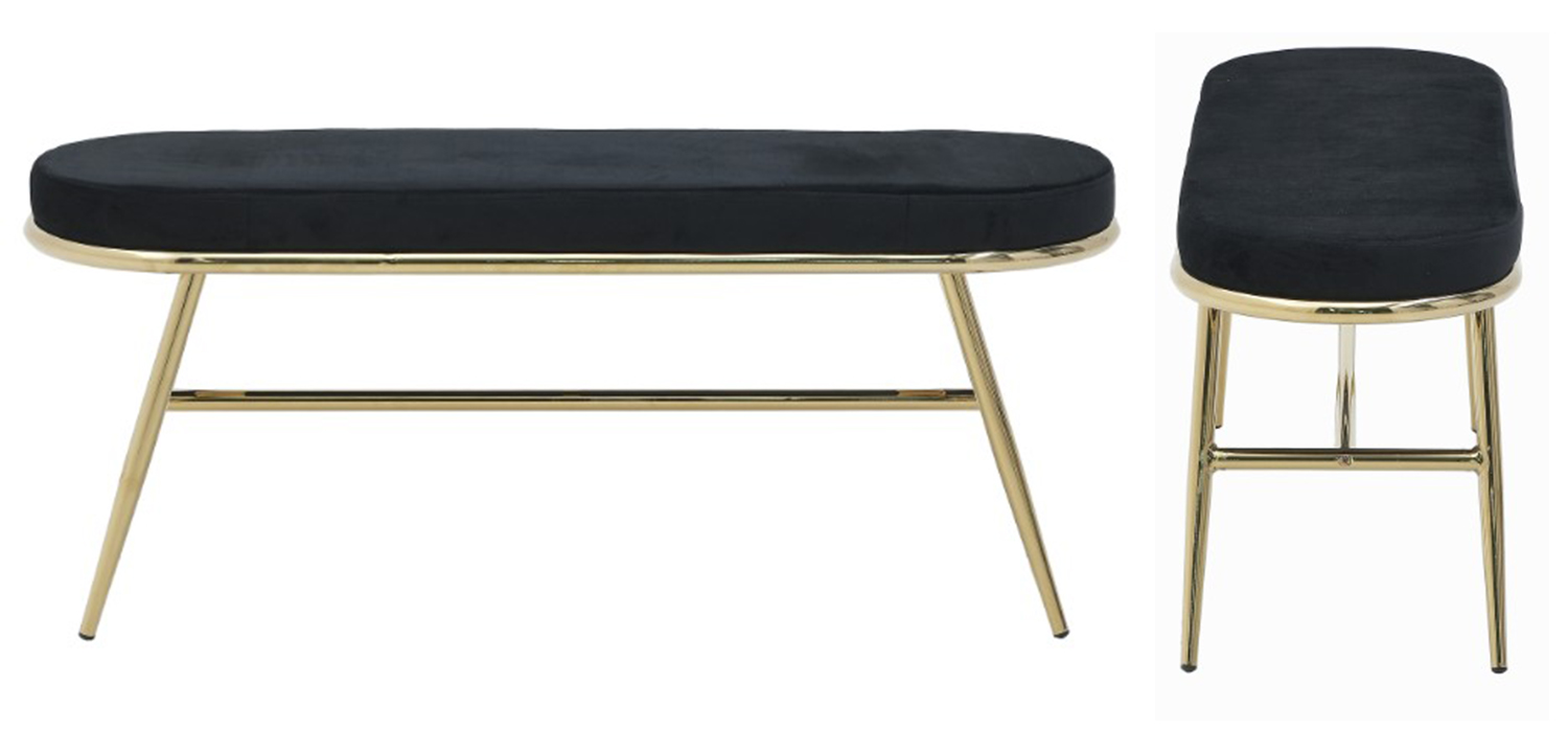 Банкетка Nicolene Banquet Black - фото