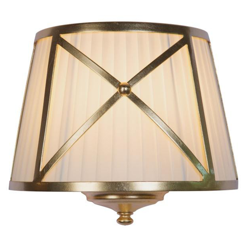 Бра Provence Lampshade Light Gold Wall Lamp Бежевый Золотой в Самаре | Loft Concept 