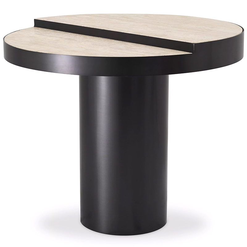 Приставной столик Eichholtz Side Table Excelsior Черный Песочный в Самаре | Loft Concept 