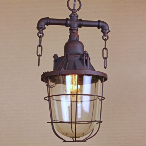 Подвесной светильник Marine Lantern Коричневый в Самаре | Loft Concept 