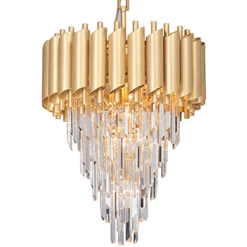 Empire Gold Chandelier Crystal D 50 Глянцевое золото в Самаре | Loft Concept 