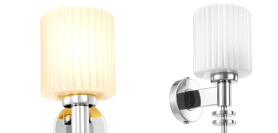 Бра Eichholtz Wall Lamp Ponza Nickel Бра Eichholtz Wall Lamp Ponza Nickel - Loft-Concept в Самаре
