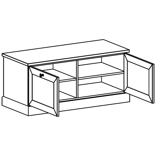 Тумба для прихожей с 2-мя откидными дверцами Percent Shoe Rack в Самаре