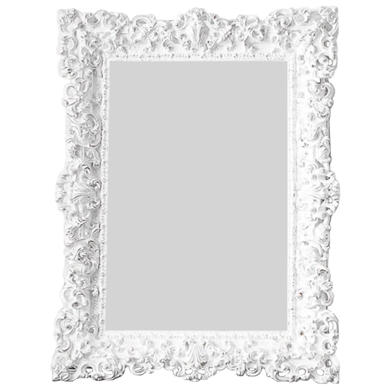 Зеркало Leeuw Mirror White Белый винтажная патина   в Самаре | Loft Concept 