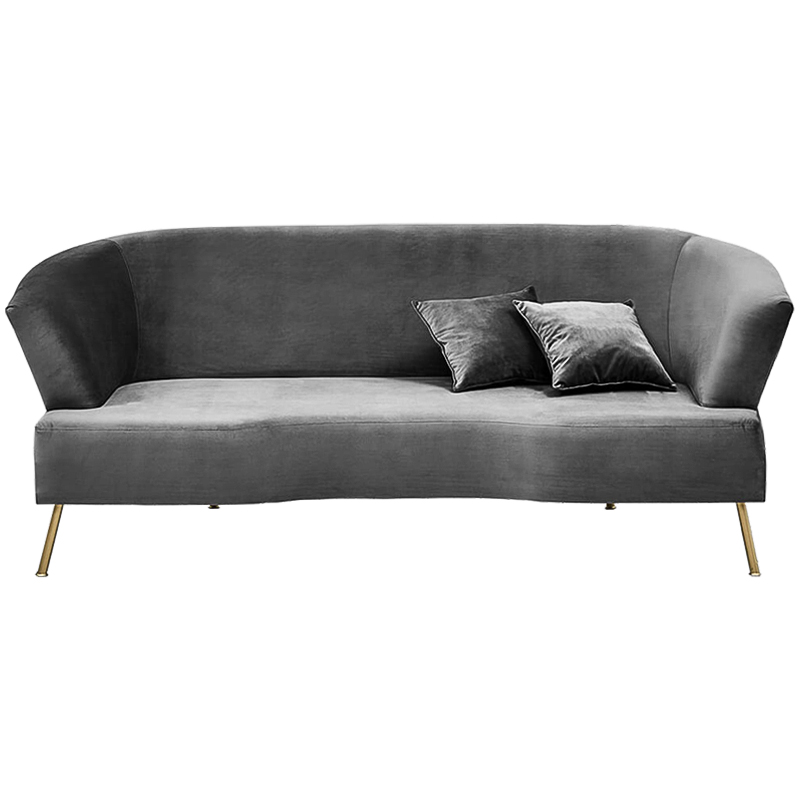 Диван Isis Sofa Gray Серый Золотой в Самаре | Loft Concept 