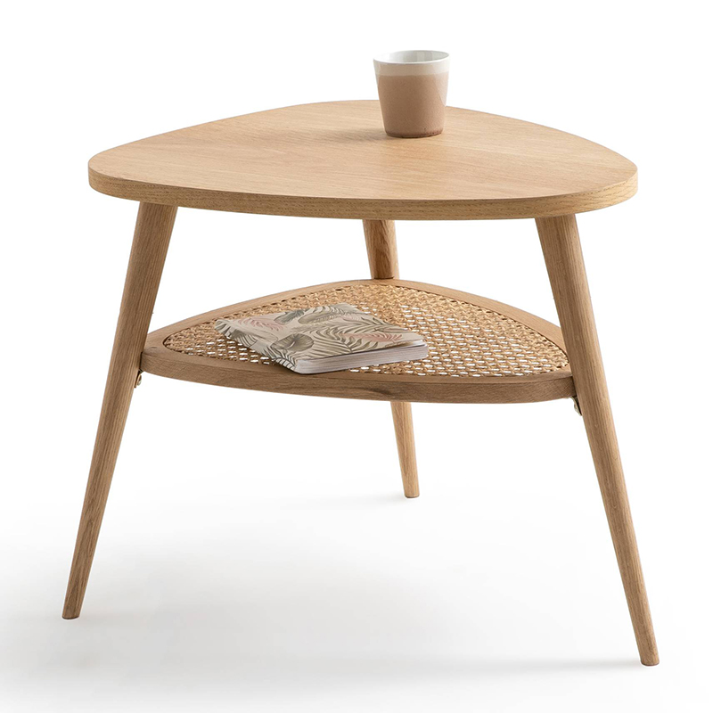 Приставной стол Morten Wicker Side Table 3 legs Светлый дуб в Самаре | Loft Concept 