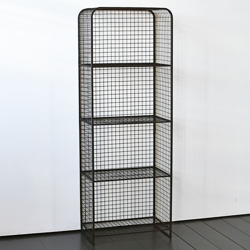 Стеллаж Knott Industrial Metal Rust Rack Черный в Самаре | Loft Concept 