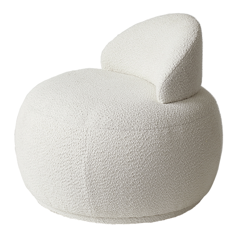 Кресло Boucle Snowball Armchair Белый в Самаре | Loft Concept 