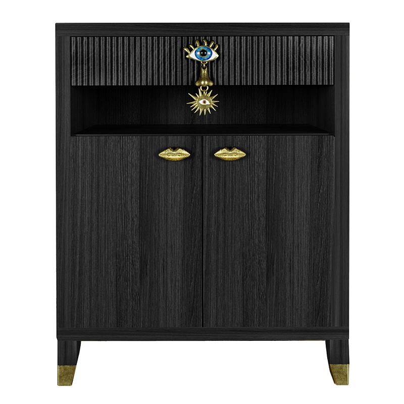 Комод Elsa Dreams Black Двухстворчатый  Черный в Самаре | Loft Concept 