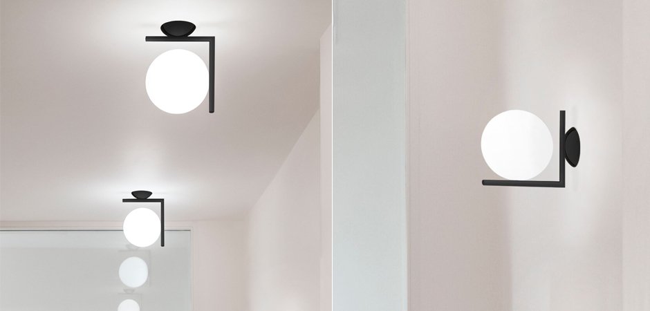 Бра Flos IC Lights C/W Black - Loft-Concept в Самаре